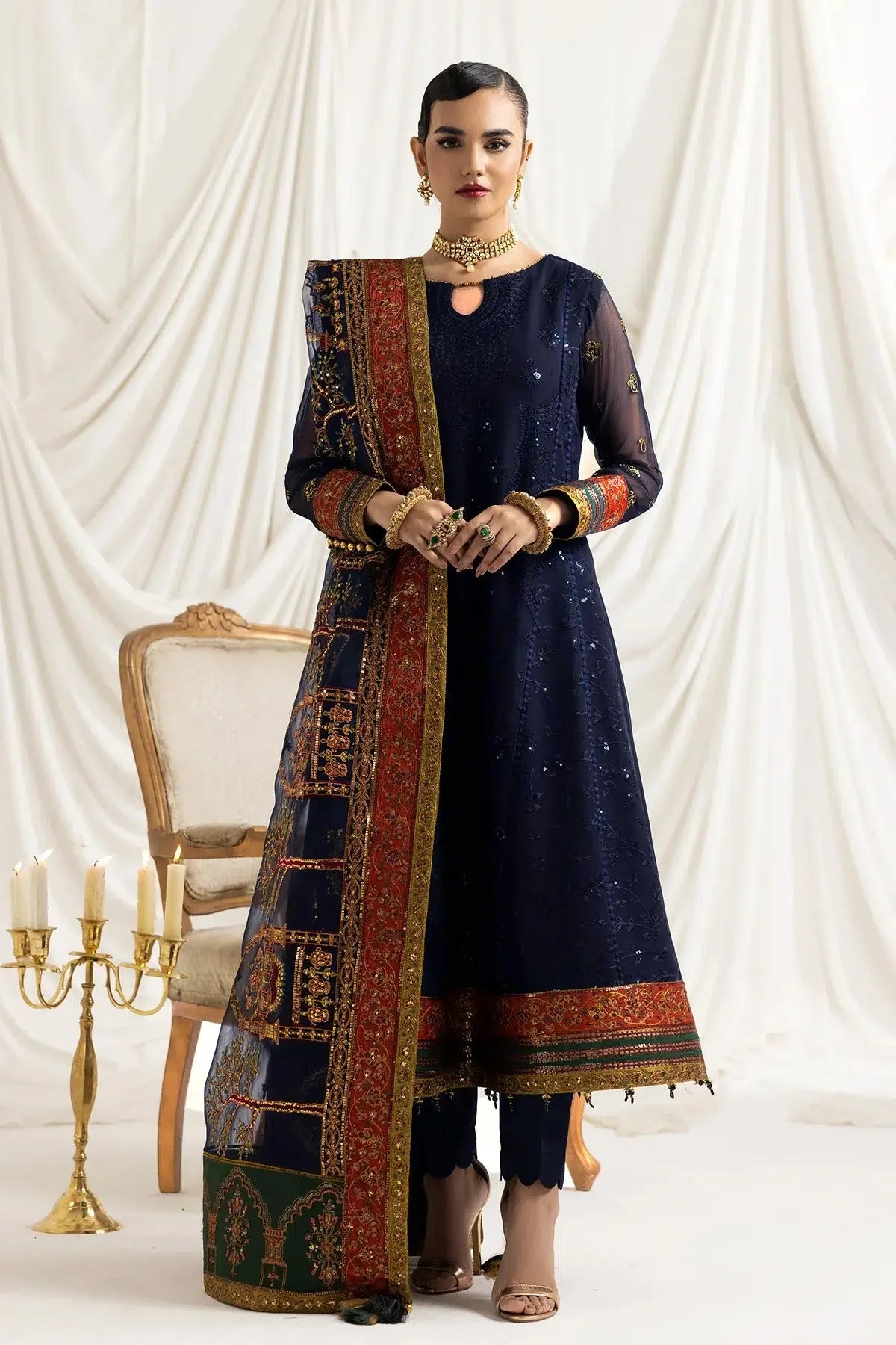 Alizeh | Formals Collection | Mehlika C (BLUE) - Official Alizeh stockist in UK - Sakeena London
