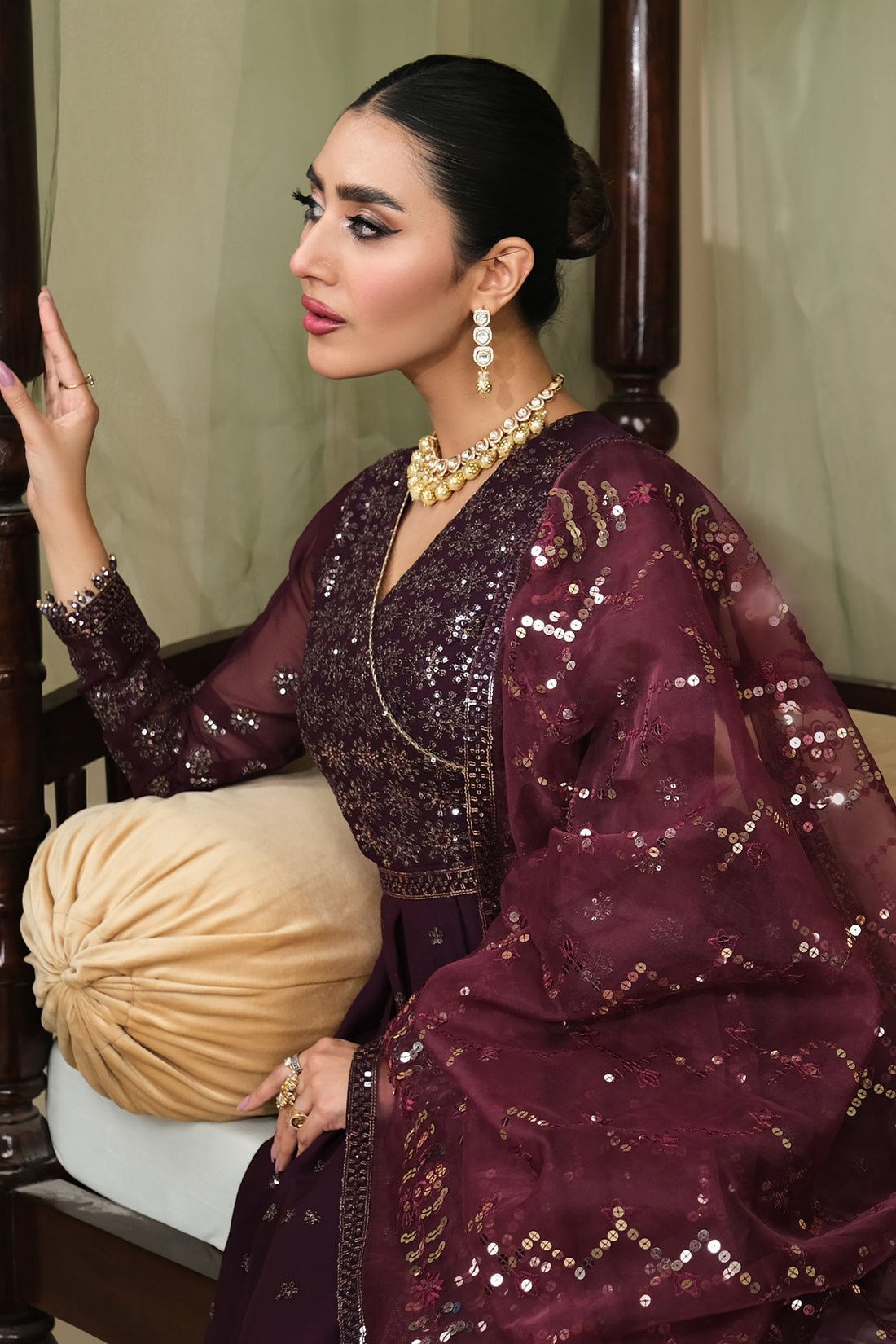 Alizeh | Formals Collection | ZURI UF-V03D03 - Official Alizeh stockist in UK - Sakeena London
