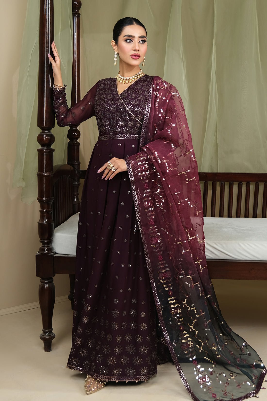 Alizeh | Formals Collection | ZURI UF-V03D03 - Official Alizeh stockist in UK - Sakeena London