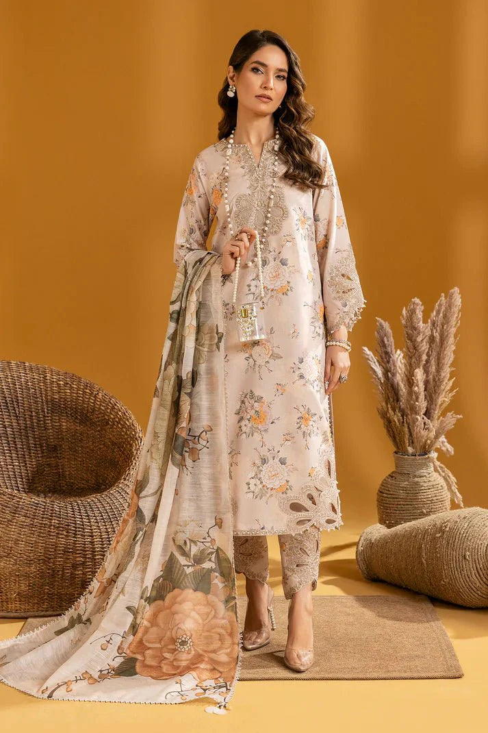 Alizeh | Maahi Embroidered Lawn | Hiza - Official Alizeh stockist in UK - Sakeena London