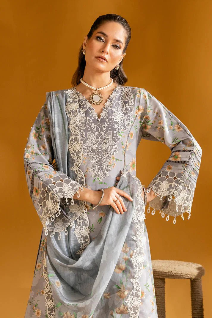 Alizeh | Maahi Embroidered Lawn | Lina - Official Alizeh stockist in UK - Sakeena London
