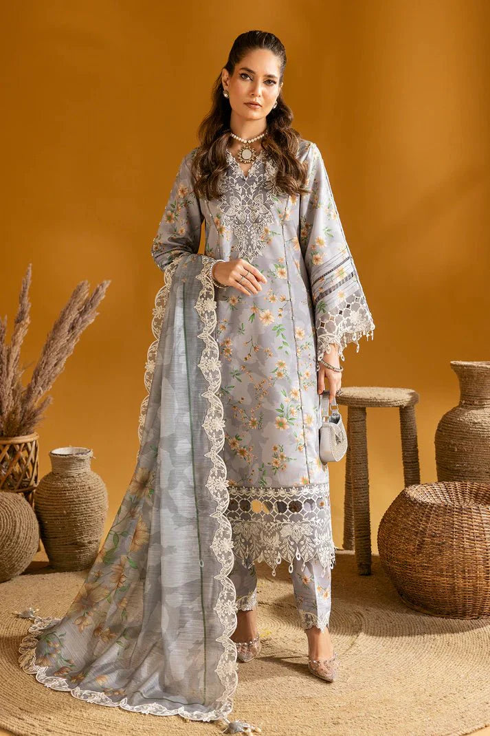 Alizeh | Maahi Embroidered Lawn | Lina - Official Alizeh stockist in UK - Sakeena London