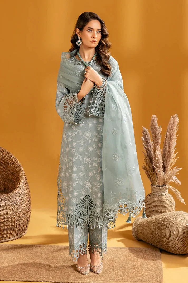 Alizeh | Maahi Embroidered Lawn | Nyra - Official Alizeh stockist in UK - Sakeena London