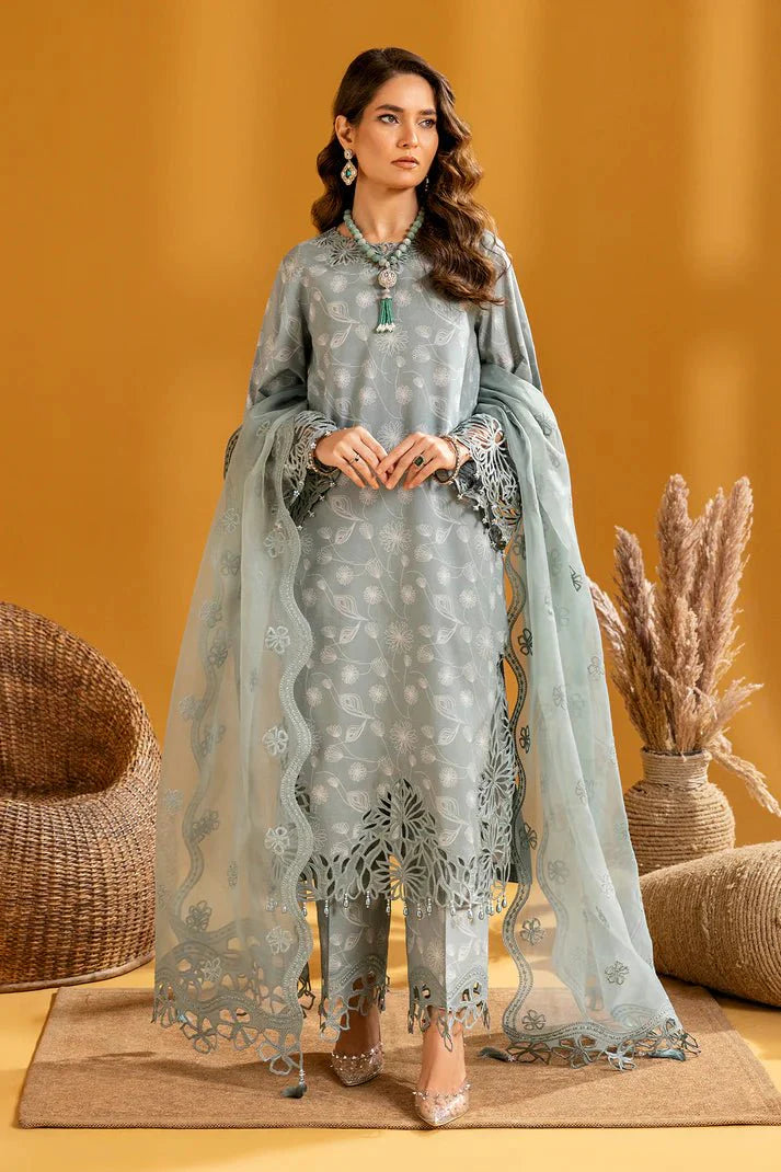 Alizeh | Maahi Embroidered Lawn | Nyra - Official Alizeh stockist in UK - Sakeena London