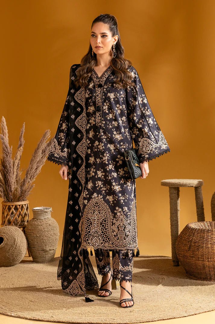 Alizeh | Maahi Embroidered Lawn | Tara - Official Alizeh stockist in UK - Sakeena London