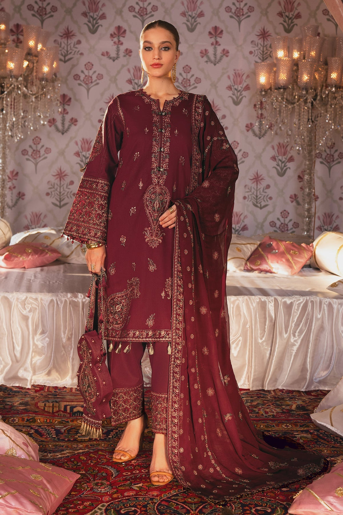 Alizeh | Rawayat Luxury Lawn 24 | Afreen - Official Alizeh stockist in UK - Sakeena London