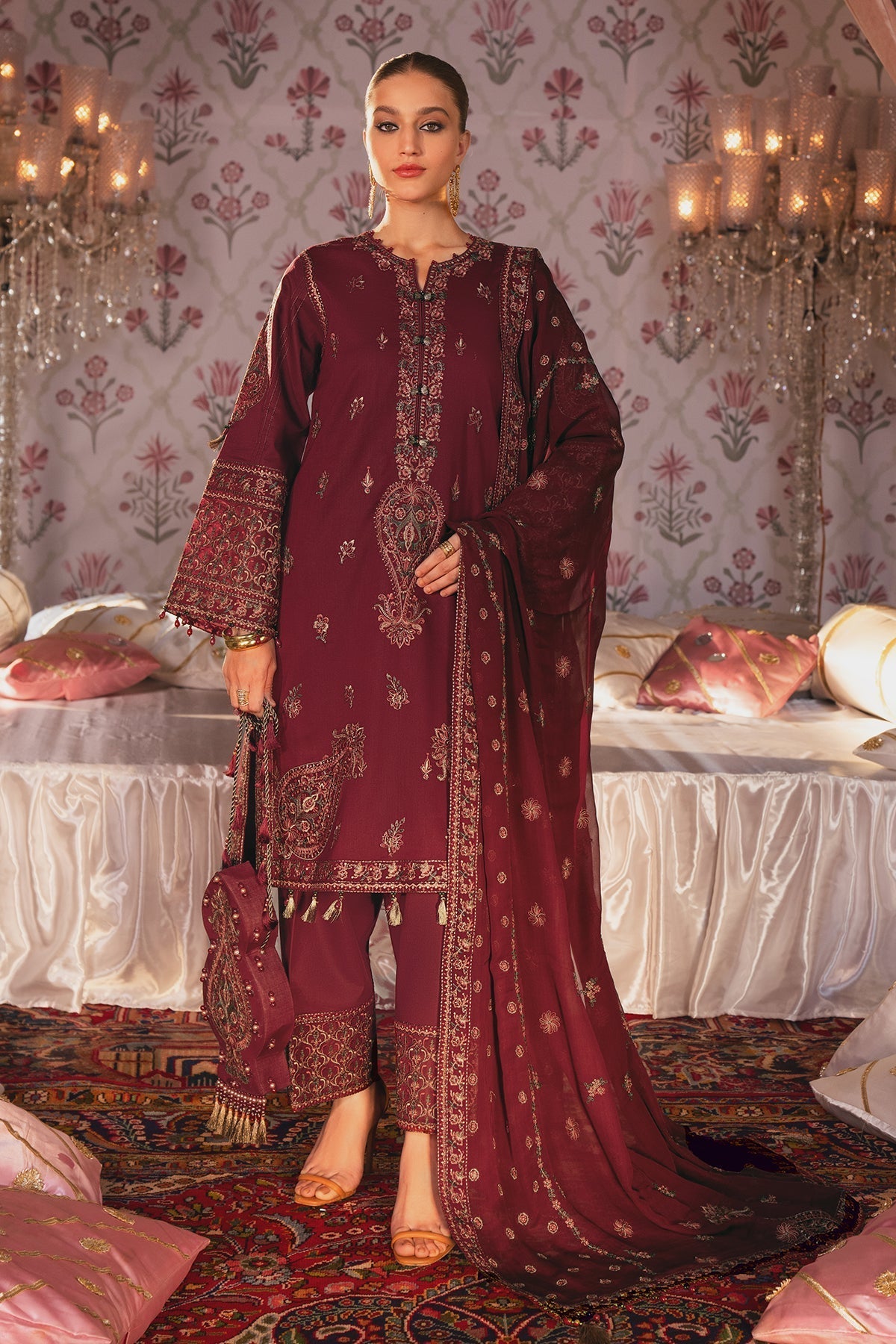 Alizeh | Rawayat Luxury Lawn 24 | Afreen - Official Alizeh stockist in UK - Sakeena London