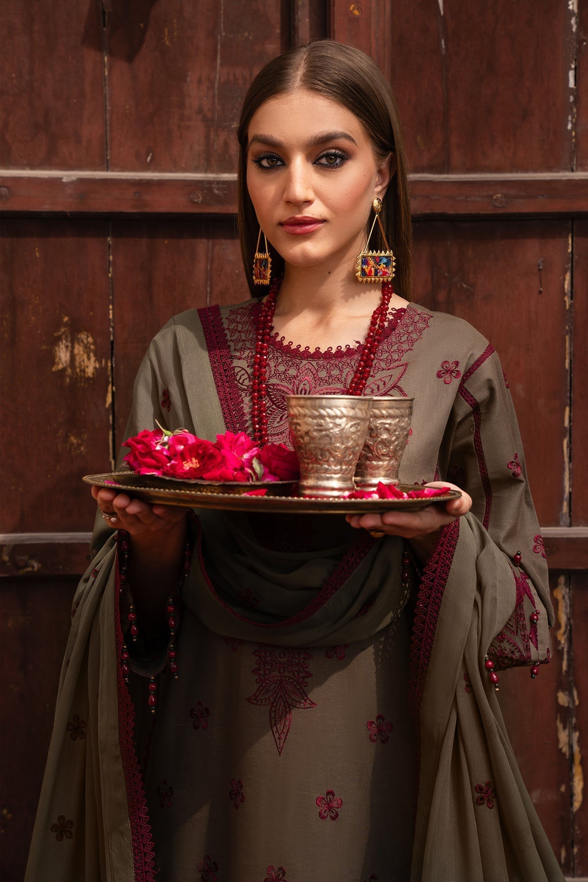 Alizeh | Rawayat Luxury Lawn 24 | Zeenat - Official Alizeh stockist in UK - Sakeena London