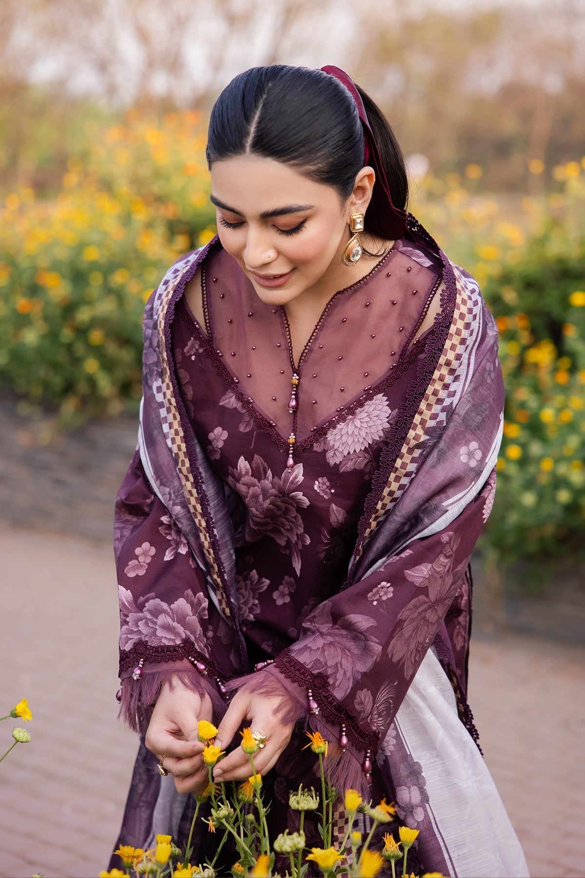 Alizeh | Sheen Lawn Prints 24 | ASTER - Official Alizeh stockist in UK - Sakeena London