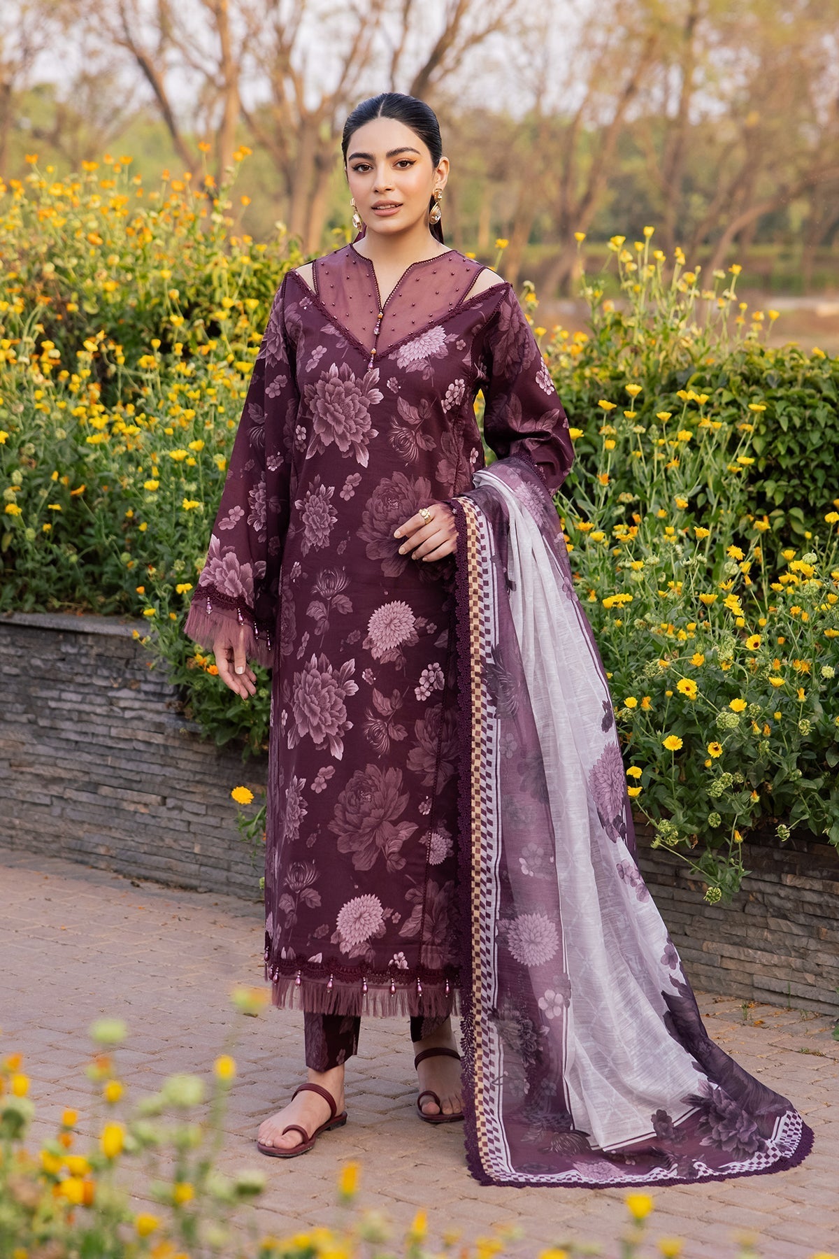 Alizeh | Sheen Lawn Prints 24 | ASTER - Official Alizeh stockist in UK - Sakeena London