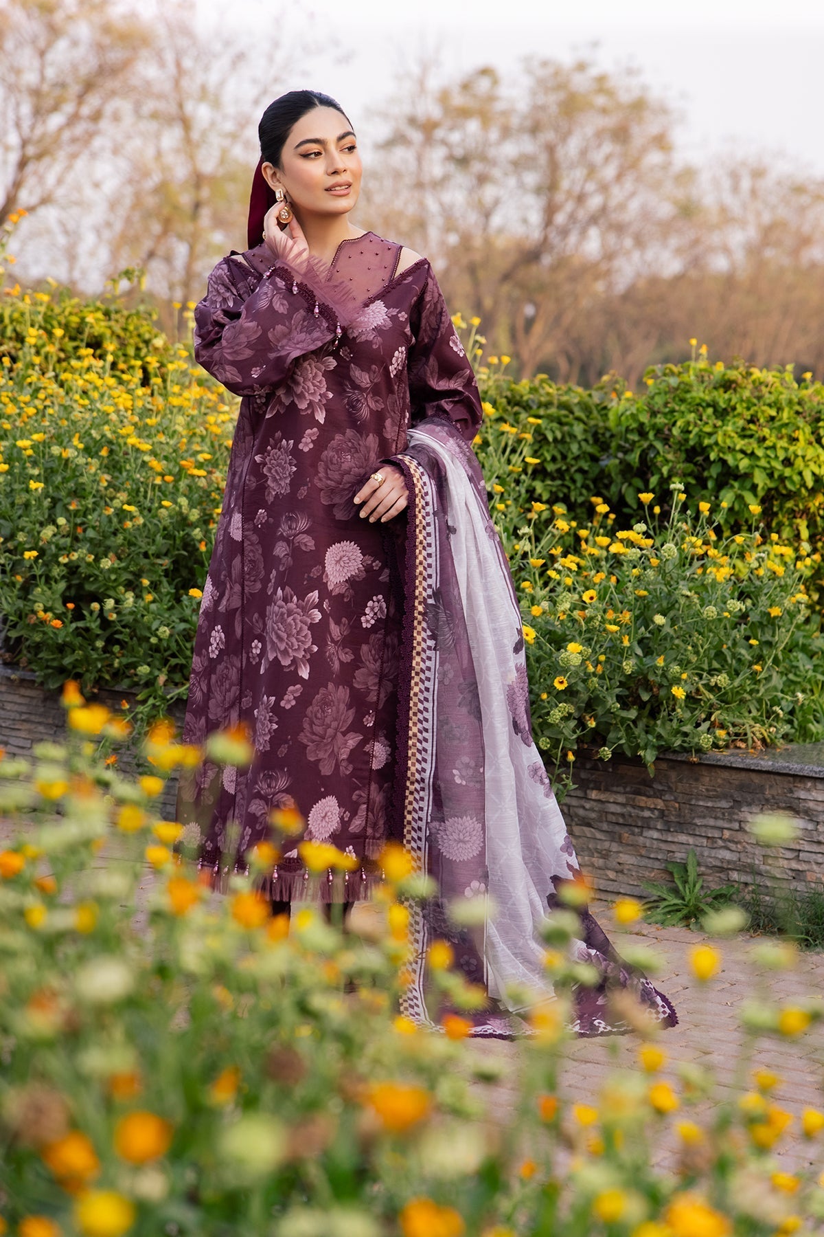 Alizeh | Sheen Lawn Prints 24 | ASTER - Official Alizeh stockist in UK - Sakeena London