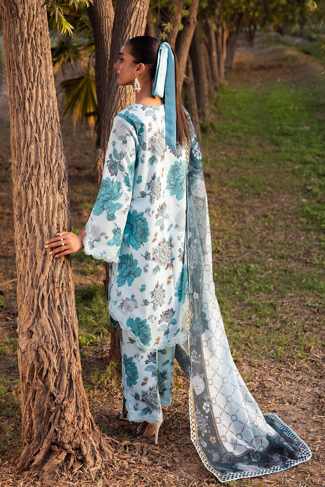 Alizeh | Sheen Lawn Prints 24 | BLUET - Official Alizeh stockist in UK - Sakeena London