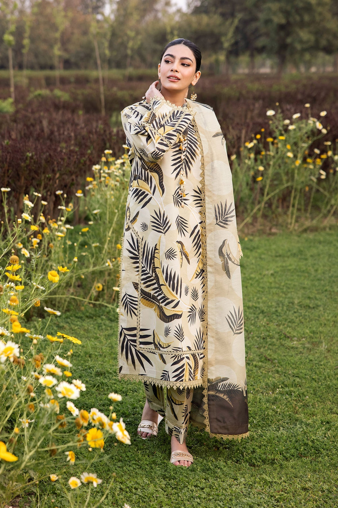 Alizeh | Sheen Lawn Prints 24 | DAFFODIL - Official Alizeh stockist in UK - Sakeena London