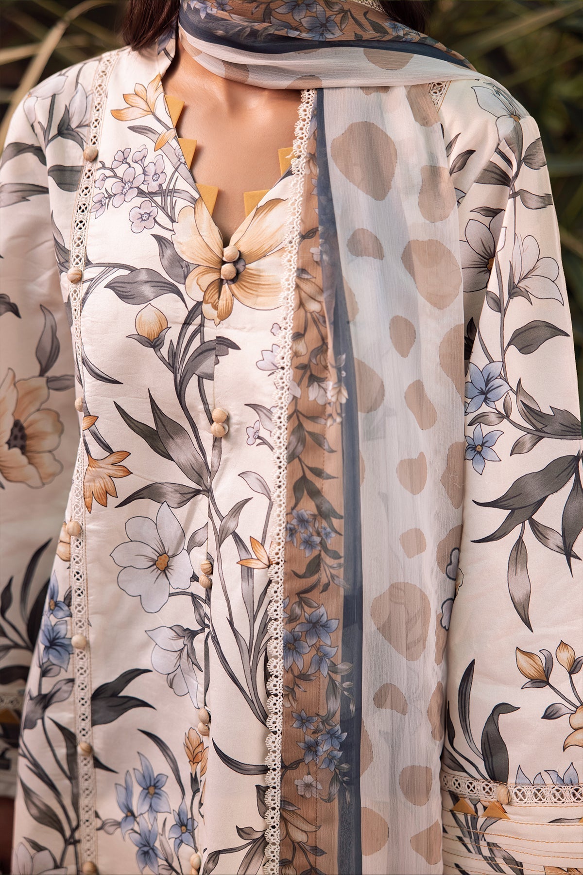 Alizeh | Sheen Lawn Prints 24 | GARDENIA - Official Alizeh stockist in UK - Sakeena London