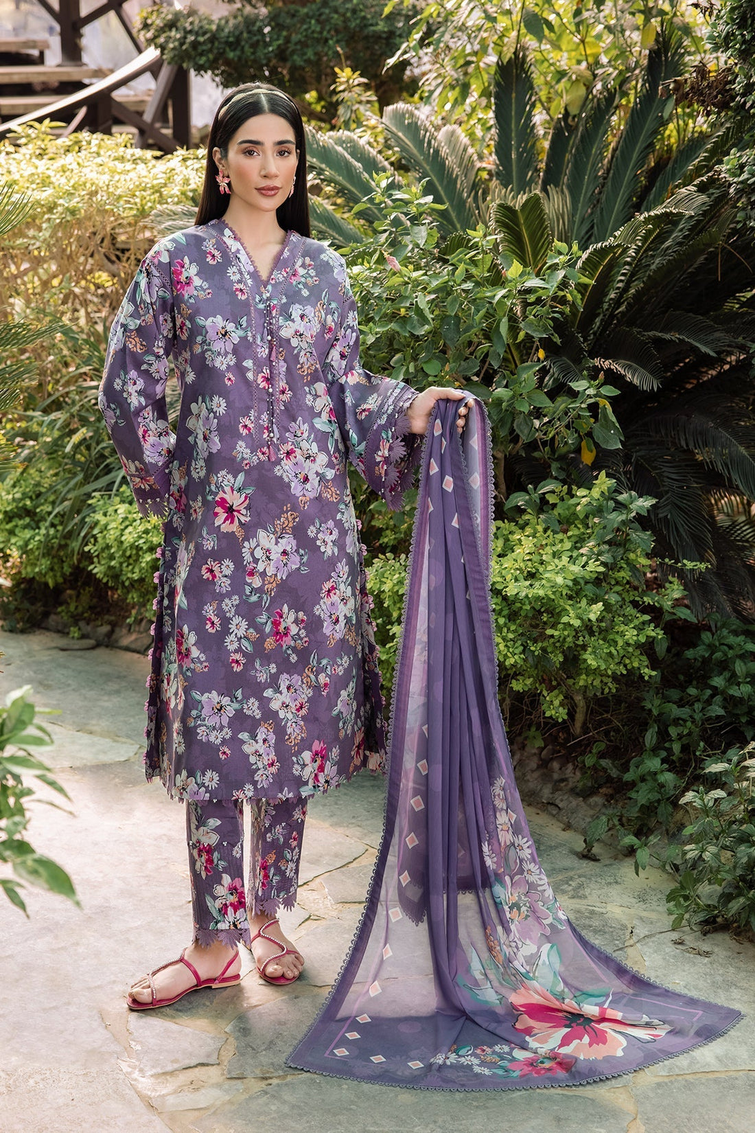 Alizeh | Sheen Lawn Prints 24 | INDIGO - Official Alizeh stockist in UK - Sakeena London