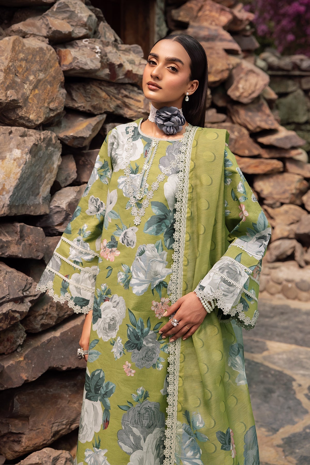 Alizeh | Sheen Lawn Prints 24 | JAZMIN - Official Alizeh stockist in UK - Sakeena London