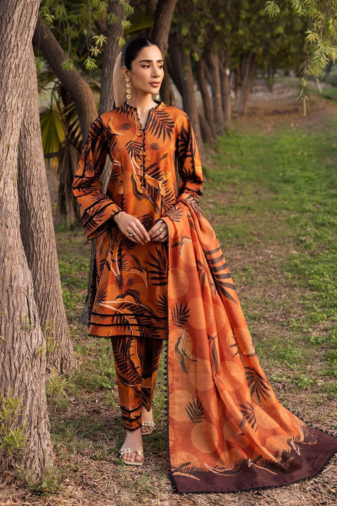 Alizeh | Sheen Lawn Prints 24 | MARIGOLD - Official Alizeh stockist in UK - Sakeena London