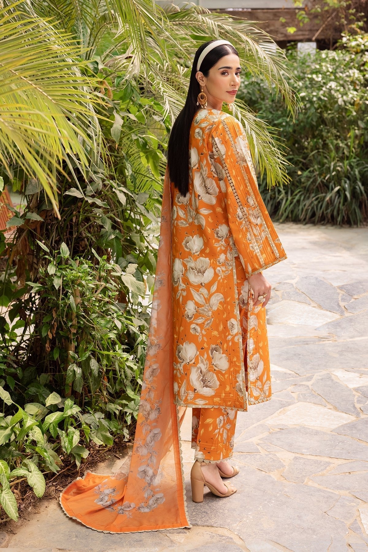 Alizeh | Sheen Lawn Prints 24 | SUNFLOWER - Official Alizeh stockist in UK - Sakeena London