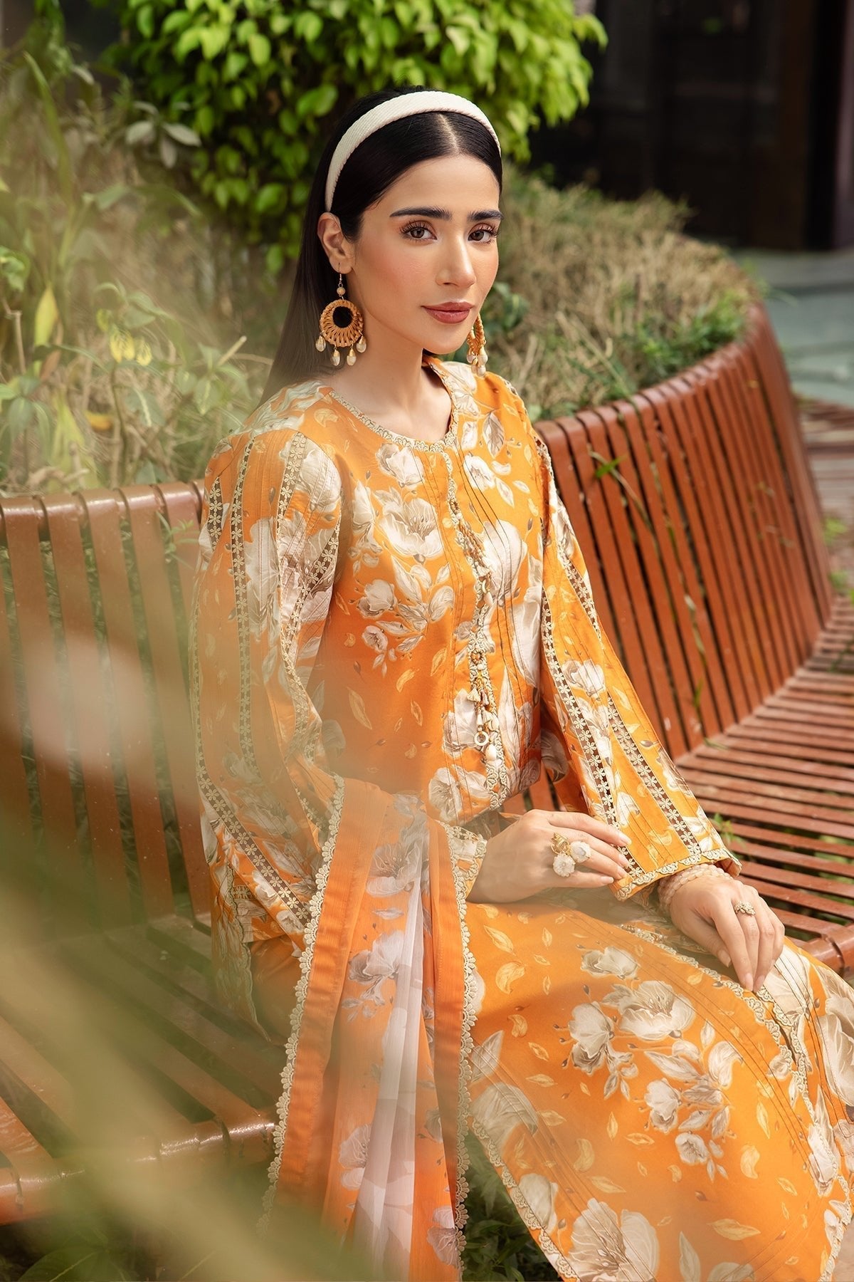 Alizeh | Sheen Lawn Prints 24 | SUNFLOWER - Official Alizeh stockist in UK - Sakeena London