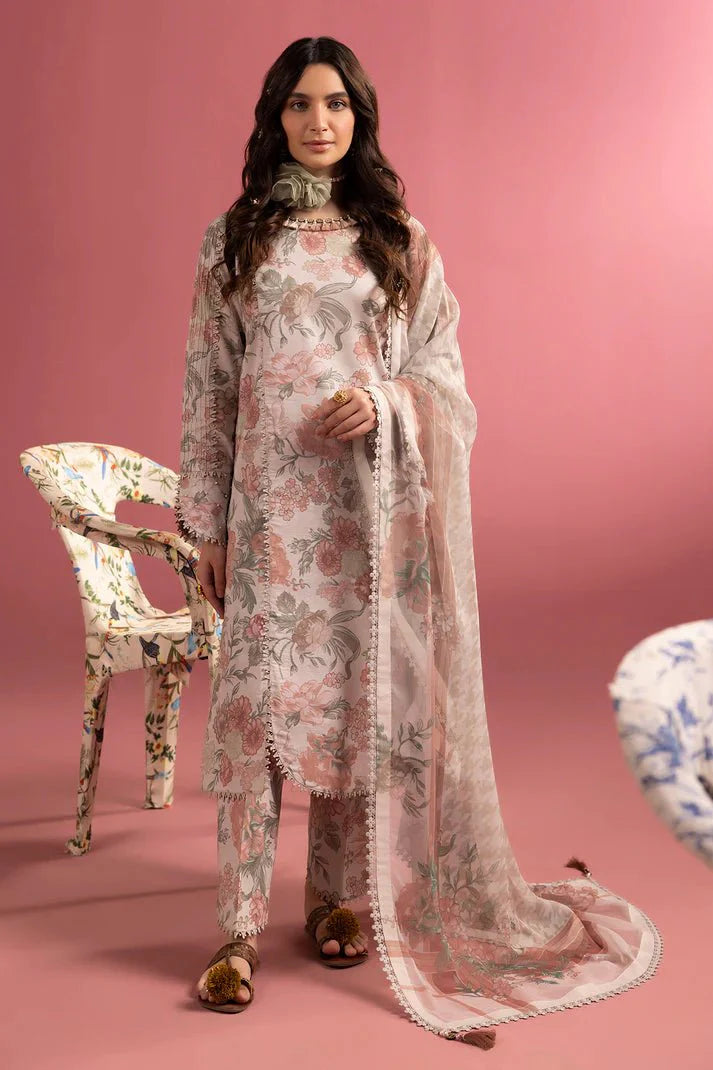 Alizeh | Sheen Lawn Prints 24 | Sunset Blush - Official Alizeh stockist in UK - Sakeena London