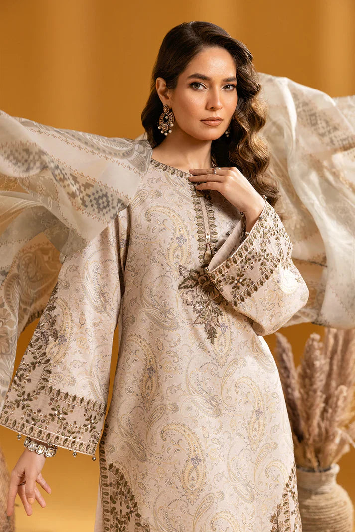 Alizeh | Maahi Embroidered Lawn | Hira - Official Alizeh stockist in UK - Sakeena London