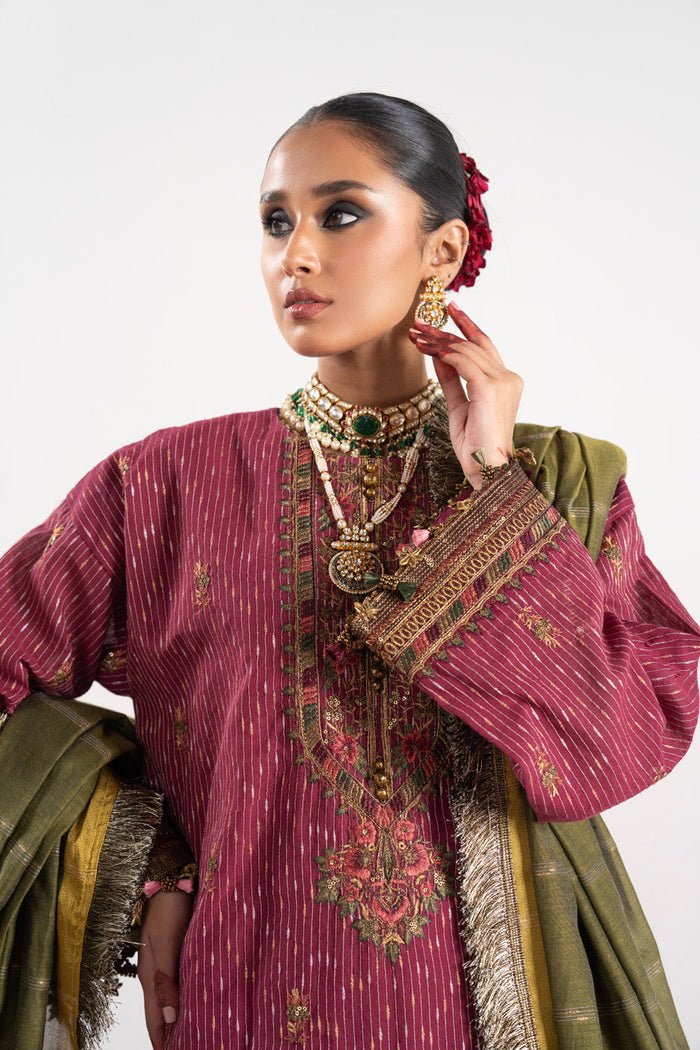 Alkaram | Festive Collection | FC-W-11C-23-3-Red - Official Alkaram stockist in UK - Sakeena London