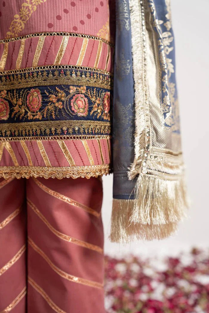 Alkaram | Festive Collection | FC-W-18F-23-3-Pink - Official Alkaram stockist in UK - Sakeena London