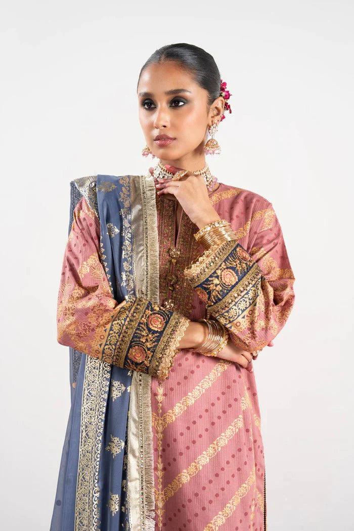 Alkaram | Festive Collection | FC-W-18F-23-3-Pink - Official Alkaram stockist in UK - Sakeena London