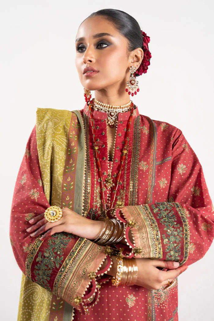 Alkaram | Festive Collection | FC-W-19G-23-3-Red - Official Alkaram stockist in UK - Sakeena London