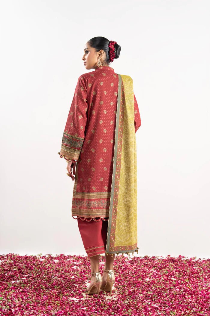 Alkaram | Festive Collection | FC-W-19G-23-3-Red - Official Alkaram stockist in UK - Sakeena London