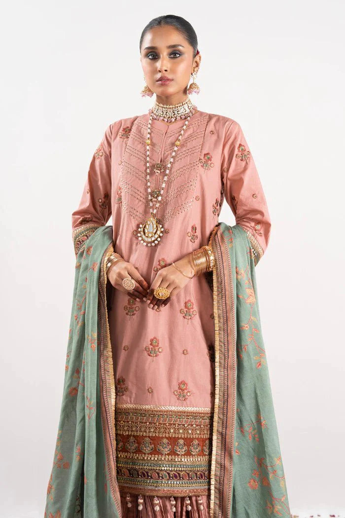 Alkaram | Festive Collection | FC-W-26J-23-3-KASHMIRI PINK - Official Alkaram stockist in UK - Sakeena London