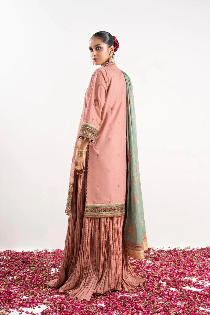 Alkaram | Festive Collection | FC-W-26J-23-3-KASHMIRI PINK - Official Alkaram stockist in UK - Sakeena London