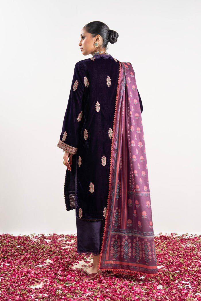 Alkaram | Festive Collection | FC-W-7B-23-3-Purple - Official Alkaram stockist in UK - Sakeena London