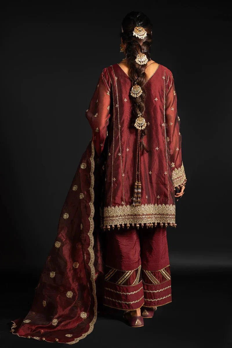 Alkaram | Heavy Formals 24 | HF-02-24-Maroon - Official Alkaram stockist in UK - Sakeena London