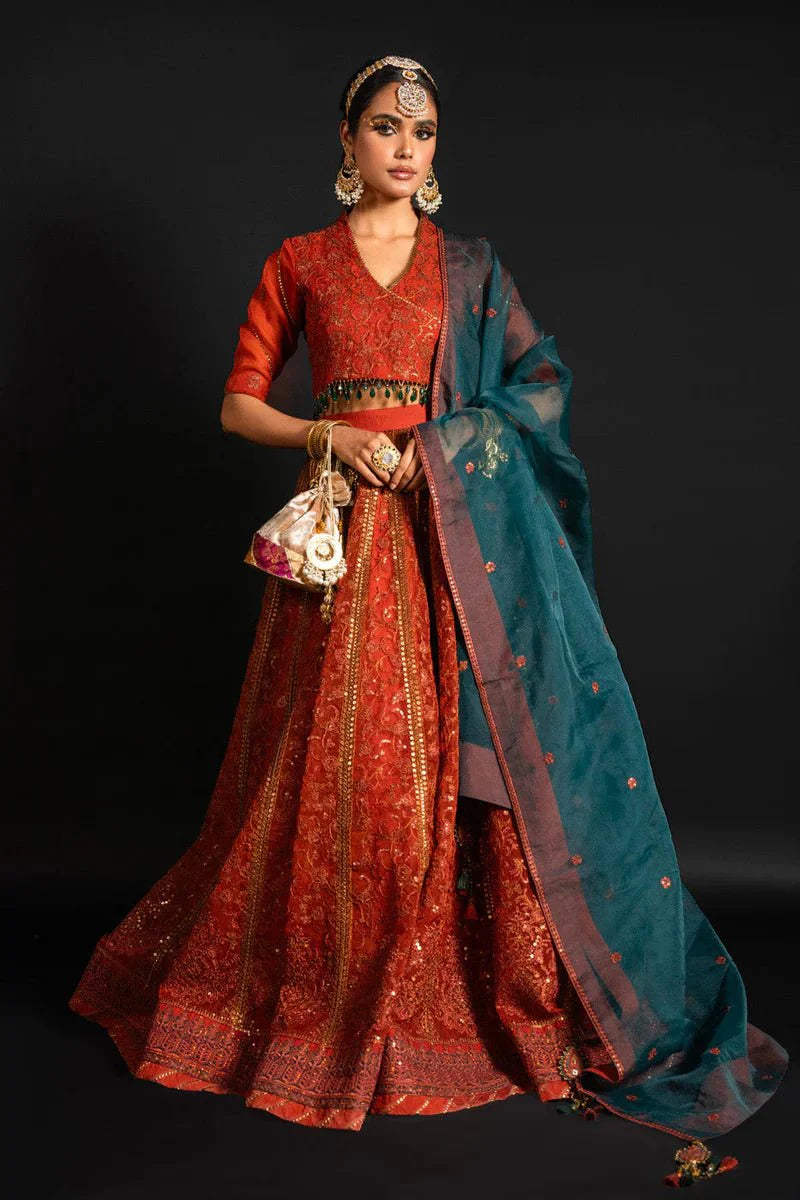 Alkaram | Heavy Formals 24 | HF-04-24-Rust - Official Alkaram stockist in UK - Sakeena London