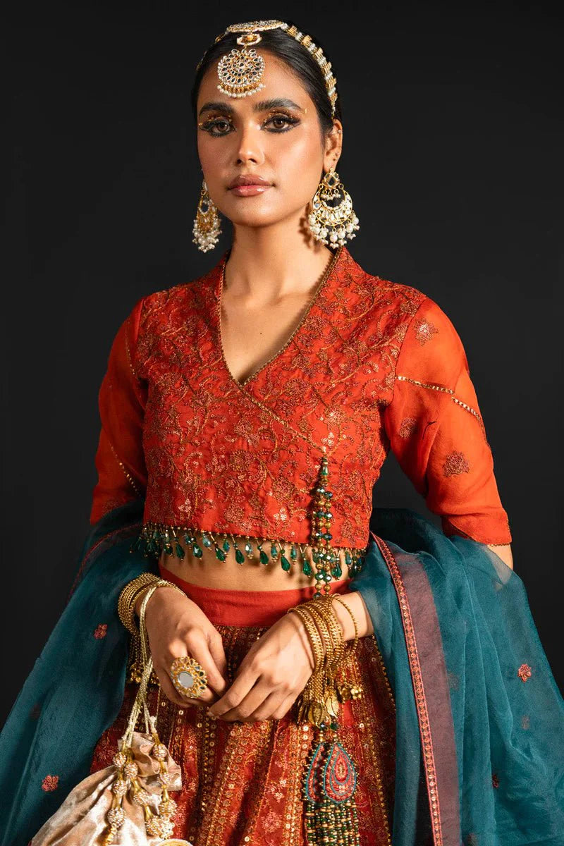 Alkaram | Heavy Formals 24 | HF-04-24-Rust - Official Alkaram stockist in UK - Sakeena London