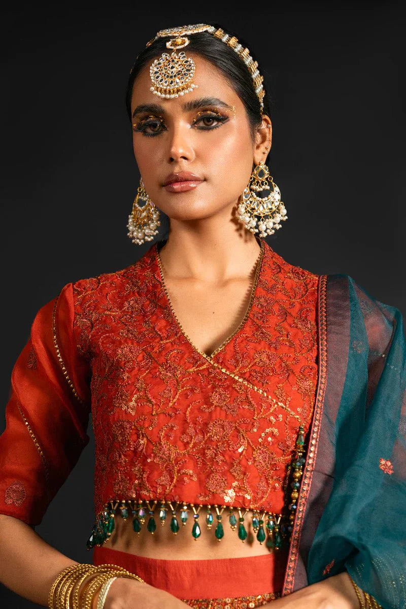 Alkaram | Heavy Formals 24 | HF-04-24-Rust - Official Alkaram stockist in UK - Sakeena London