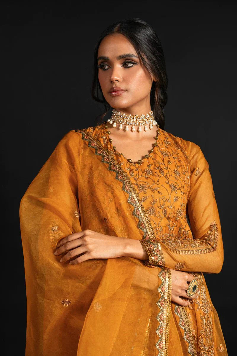 Alkaram | Heavy Formals 24 | HF-05-24-Ochre - Official Alkaram stockist in UK - Sakeena London