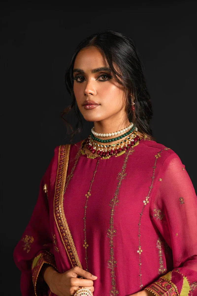 Alkaram | Heavy Formals 24 | HF-07-24-Fuchsia Pink - Official Alkaram stockist in UK - Sakeena London