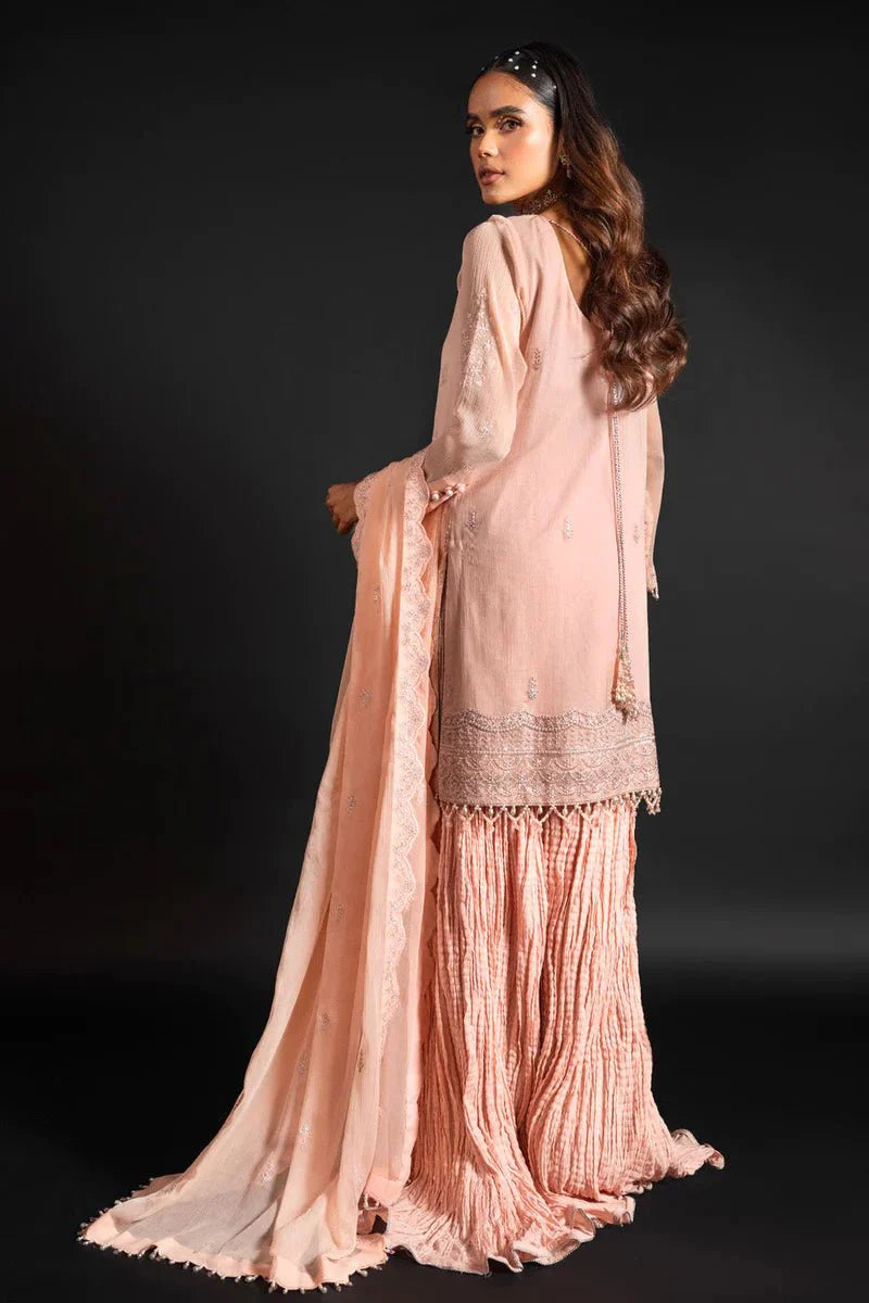 Alkaram | Heavy Formals 24 | HF-08-24-Peach - Official Alkaram stockist in UK - Sakeena London