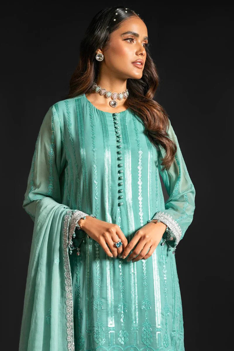 Alkaram | Heavy Formals 24 | HF-09-24-Green - Official Alkaram stockist in UK - Sakeena London