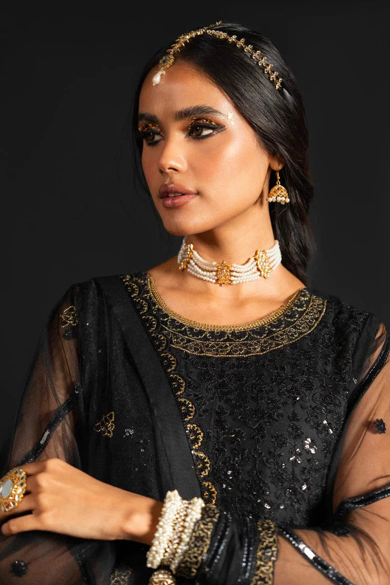 Alkaram | Heavy Formals 24 | HF-10-24-Black - Official Alkaram stockist in UK - Sakeena London