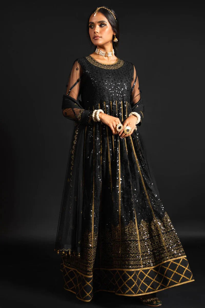 Alkaram | Heavy Formals 24 | HF-10-24-Black - Official Alkaram stockist in UK - Sakeena London