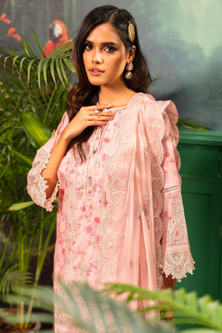 Alkaram | Luxury Lawn 24 | EC-01-24 - Official Alkaram stockist in UK - Sakeena London