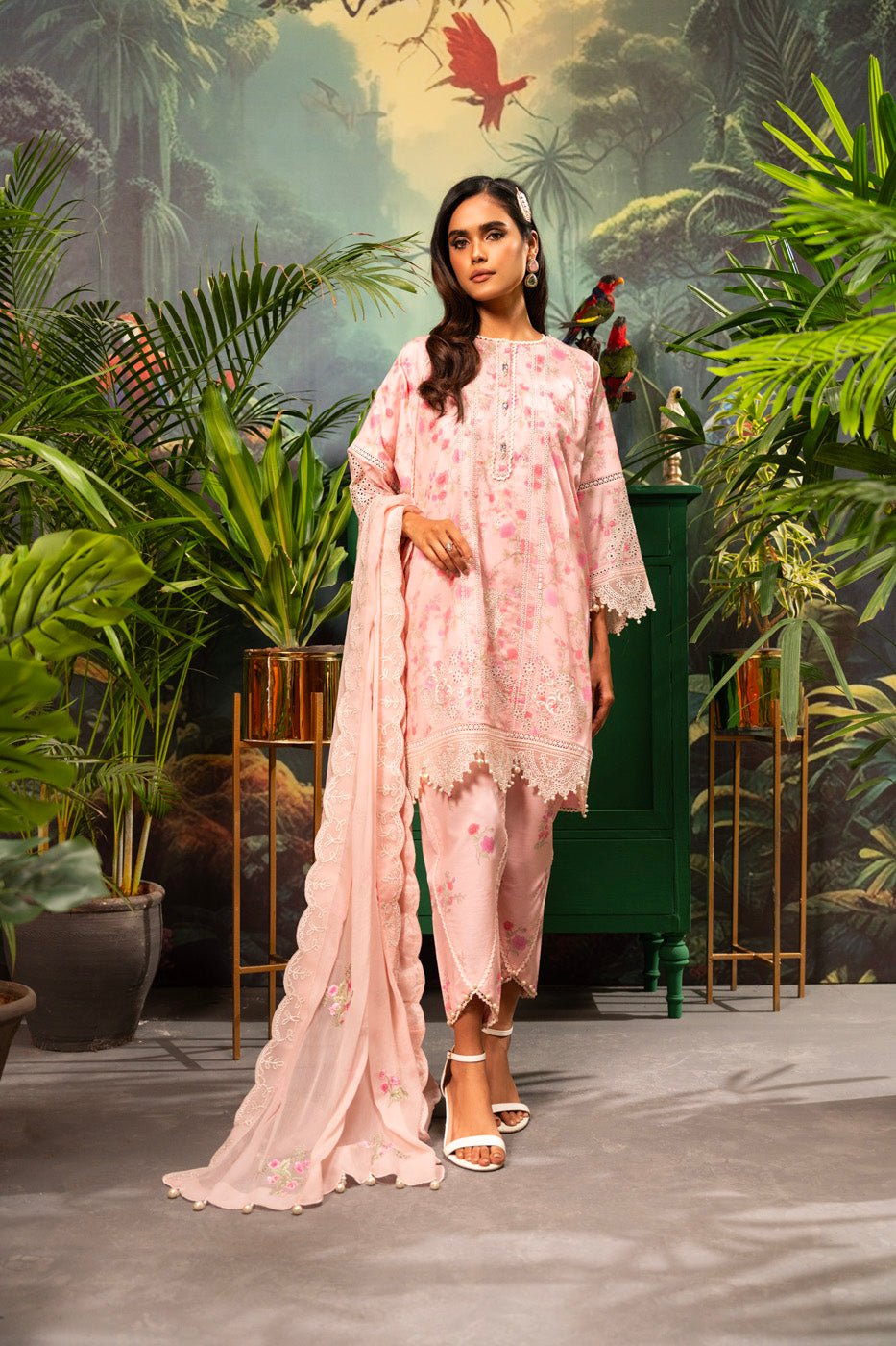 Alkaram | Luxury Lawn 24 | EC-01-24 - Official Alkaram stockist in UK - Sakeena London