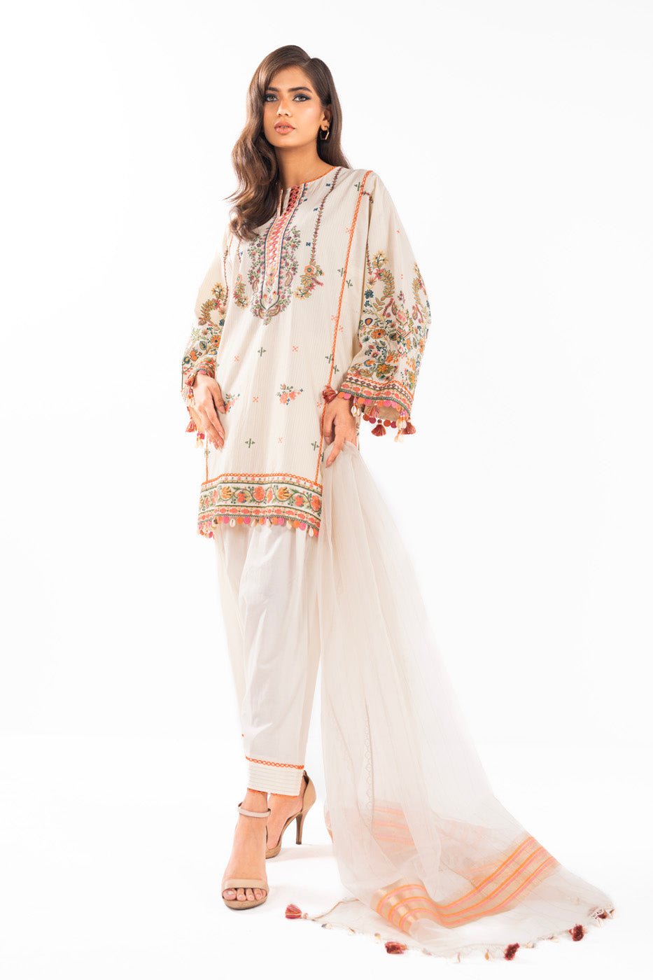 Alkaram | Luxury Lawn 24 | EC-03-24 - Official Alkaram stockist in UK - Sakeena London