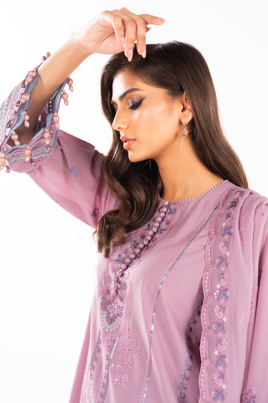 Alkaram | Luxury Lawn 24 | EC-05-24 - Official Alkaram stockist in UK - Sakeena London