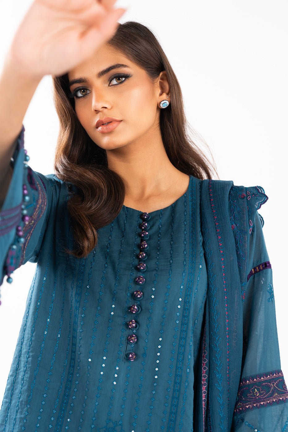 Alkaram | Luxury Lawn 24 | EC-06-24 - Official Alkaram stockist in UK - Sakeena London