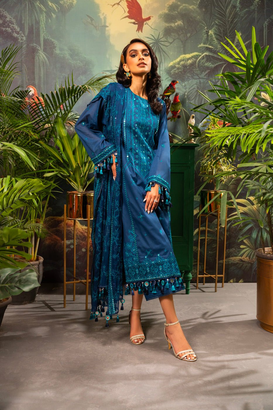 Alkaram | Luxury Lawn 24 | EC-07-24 - Official Alkaram stockist in UK - Sakeena London