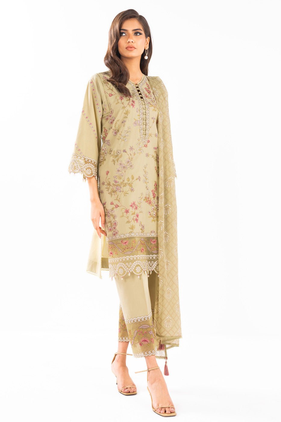 Alkaram | Luxury Lawn 24 | EC-13-24 - Official Alkaram stockist in UK - Sakeena London